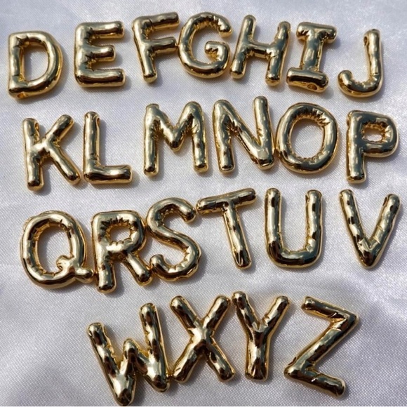 Gold Bubble Charm Necklace - Picture 3 of 6